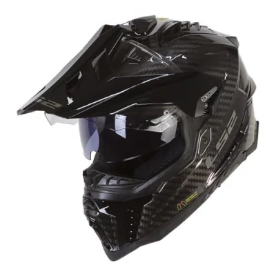 Image of LS2, Explorer Carbon Gloss Motocross Helmet S