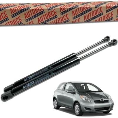 Image of AUTORCE 2 Pcs Rear Tailgate Boot Gas Struts Intended For Toyota Yaris 1999 2005 Hatchback Lift Support Shock Absorber System 245 (N) 500 MM 68950 05925, 6895009110