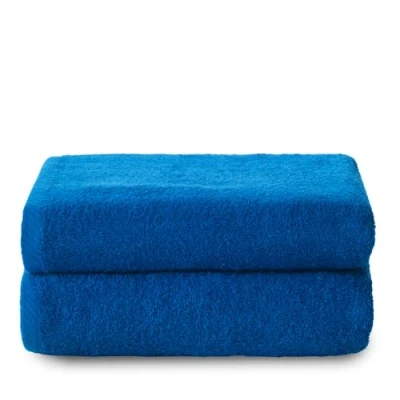 Image of Top Towel Set of 2 Bath or Shower Towels 100% Cotton 400 g/m2 Measure 70 x 140 cm