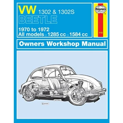 Image of VW 1302 &amp; 1302S (70 72) Haynes Repair Manual