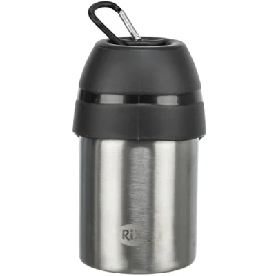 Image of Trixie Stainless Steel/Plastic Bottle with Bowl, 300 ml, Assorted Color