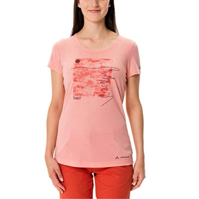 Image of VAUDE Skomer Print II T Shirt Peach 34