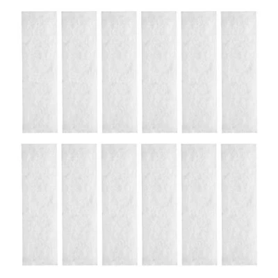 Image of LTWHOME Compatible White Filter Floss Replacement for All Pond Solutions FW 29 Nano Tank (Pack of 12)