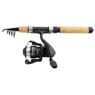 Image of NGT Onamazu Mini Telescopic rod and Reel Combo with Cork Handle Fishing