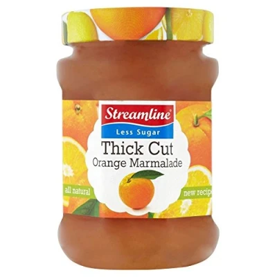Image of Streamline Reduced Sugar Thick Cut Orange Marmalde (340g)