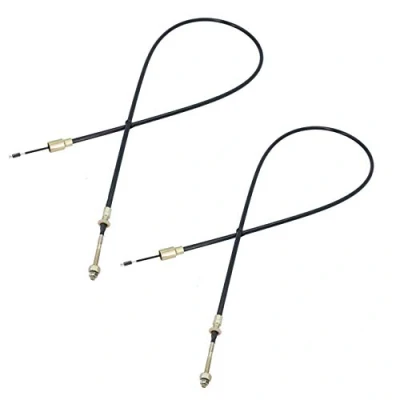 Image of AB Tools 2 x Long Life Trailer Brake Cable Knott Systems for Ifor Williams Outer Sheath 1530mm