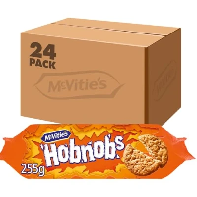 Image of McVitie&#039;s Hobnobs Biscuits The Oaty One, 255g (24 Pack)