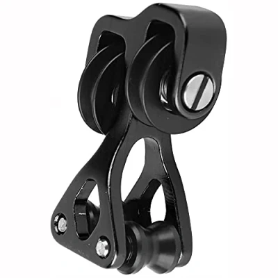 Image of ANCLLO Archery Cable Slide, Aluminium Alloy Bow Splitter Compound Roller Glide Shooting Hunting Separator