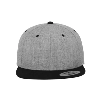 Image of Flexfit Classic Snapback 2TONE Cap, Size: One Size, Light grey/black