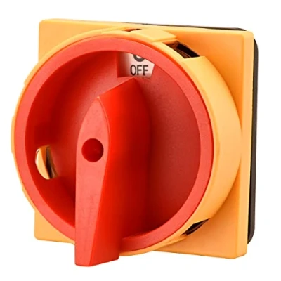Image of Heschen Universal Rotary Cam Selector Changeover Switch, SZW26 20/2GS, AC660V 20A, 2 Position Phase 8 Terminals, CE
