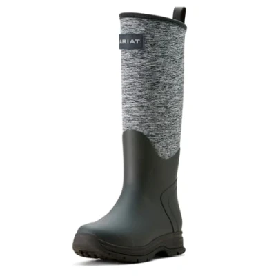 Image of ARIAT Swinbrook Womens Rubber Wellington Boot Navy Heather 5 UK