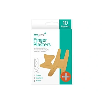 Image of ProPlast Finger &amp; Knuckle Plasters, Flexible Material 10 Pack
