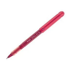 Image of Pilot Begreen V Ball BG 05 Liquid Ink Roller Pens Red Extra Fine Tip (Pack of 3)