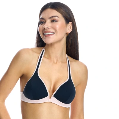 Image of ORY Womenss wireless halter bikini bra W240805 Black Size 32B