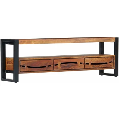 Image of vidaXL TV Cabinet 140x30x45 cm Solid Acacia Wood