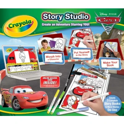 Image of Disney Crayola Cars 2 Story Studio Craft Kit