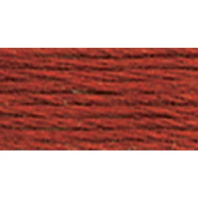 Image of DMC 117 355 Mouline Stranded Cotton Six Strand Embroidery Floss Thread, Dark Terra Cotta, 8.7 Yard