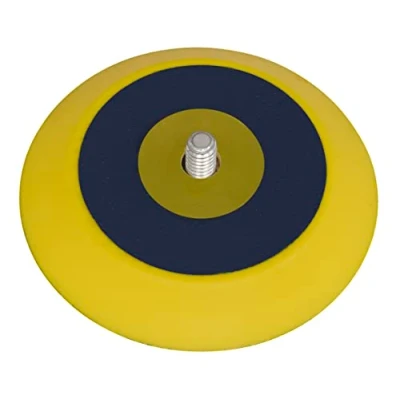 Image of Sealey Hook &amp; Loop Backing Pad Ø75mm x 1/4&quot;UNC Male