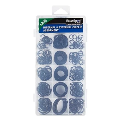 Image of Blue Spot Tools 285 PCE Assorted Internal and External Circlip Set