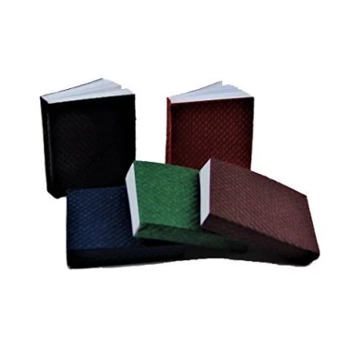 Image of Melody Jane Dolls House 5 Bound Books with Pages Study School Library Accessory