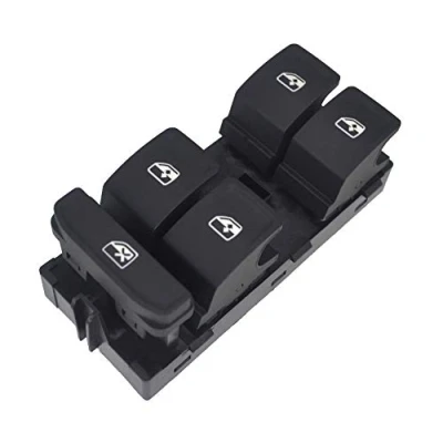 Image of KASturbo Window Switch Seat Leon, Power Master Control Button for Golf Mk7 B8 Tiguan Touran 5G0959857