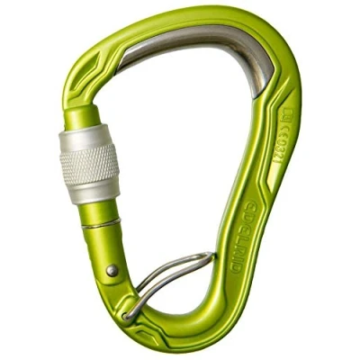 Image of EDELRID Unisex Adult HMS Bulletproof Screw FG Carabiner, Oasis, One Size