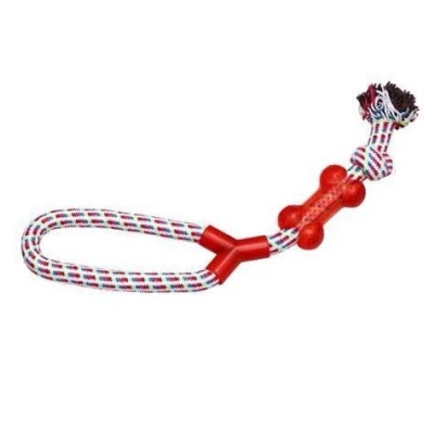 Image of Puppy Dog Toy Rope And Bone Chew Dental Health For Small Medium Large Dogs Puppies