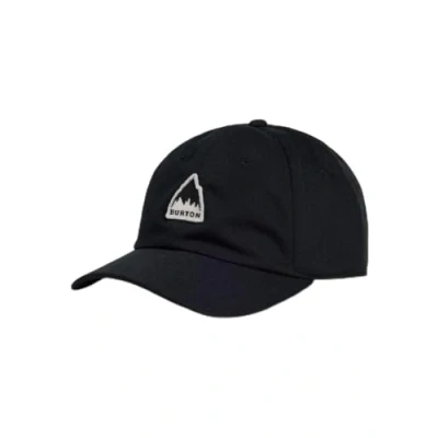 Image of Burton Rad Dad 6 Panel Strap Back Hat Cap, True Black, One size