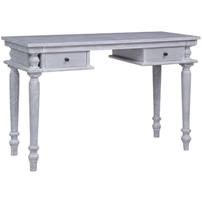 Image of vidaXL Desk 115x50x78 cm Solid Mahogany Wood