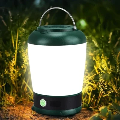 Image of Camping Light, LETOUR Lantern Rechargeable 2000 mAh Portable Tent Light 6 Lighting Modes, Waterproof Emergency Lamp Outage