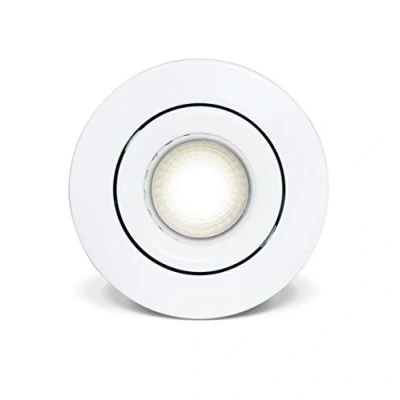 Image of Luceco Adjustable Fire Rated GU10 Downlight, White