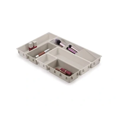 Image of Joseph Viva Modular 7 piece Makeup beauty Drawer Organiser Set, Storage Boxes dividers for makeup, grooming items, cosmetics, hair accessories
