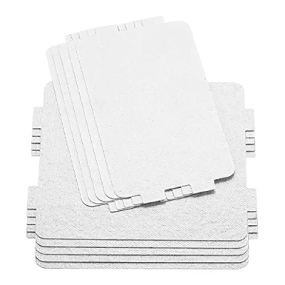Image of gohantee 10Pcs Microwave Mica Sheet Plate, Universal Repairing Parts for Microwave, Thick Plates Waveguide Cover, Accessory Oven