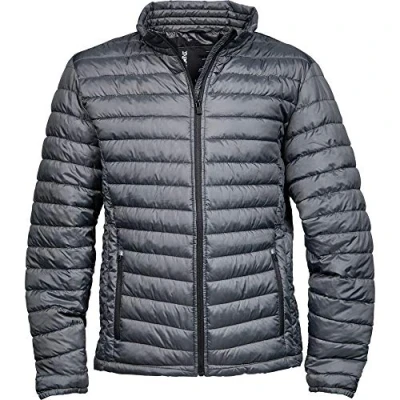Image of Tee Jays Mens Padded Zepelin Jacket (XL) (Space Grey)