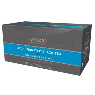 Image of Taylors of Harrogate Decaffeinated Breakfast Tea 100 Wrapped &amp; Tagged Bags