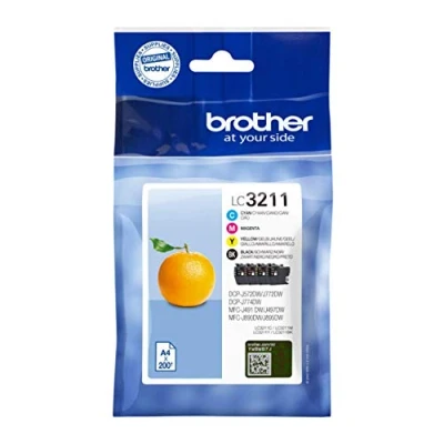 Image of Brother LC3211VAL ink cartridge 4 pc(s) Original Standard Yield Black, Cyan, Magenta, Yellow