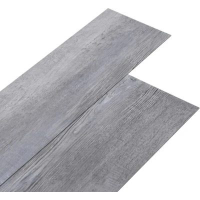 Image of vidaXL Self adhesive PVC Flooring Planks 2.51 m² 2 mm Matt Wood Grey