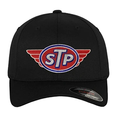 Image of STP Officially Licensed Patch Flexfit Cap (Black), Large/X Large