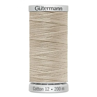 Image of Gutermann No 12 Sulky Cotton Embroidery Thread 200m 1082 Beige Each