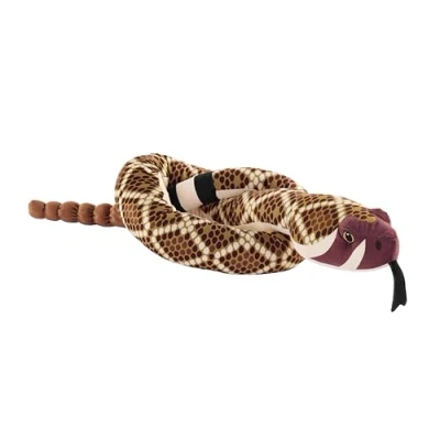 Image of Wild Republic Snakes Eco Western Diamondback, Stuffed Animal, 54 Inches, Plush Toy, Fill is Spun Recycled Water Bottles, Friendly