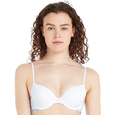 Image of Calvin Klein Underwear Modern Tshirt bra, Women&#039;s, Size: 32DD, White
