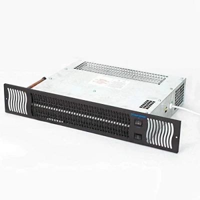 Image of Bidex Diamond 900 Central Heating Kickspace Kitchen Plinth Heater Black Grille