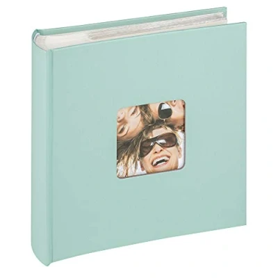Image of walther Design Photo Album Mint Green 200 Photos 10 x 15 cm Memo with Cover Cut Out, Fun ME 110 A