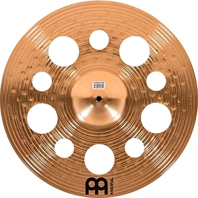 Image of Meinl Cymbals HCS Bronze Trash Crash Cymbal 18 inch (Video) for Drum Set (45,72cm) B8 Bronze, Traditional Finish, Made in Germany (HCSB18TRC)