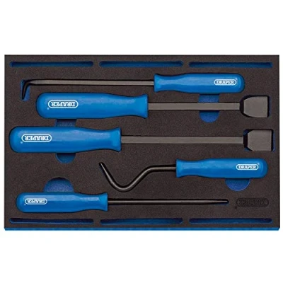 Image of Draper Scraper and Remover Set in 1/4 Drawer EVA Insert Tray (5 Piece)
