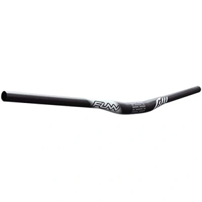 Image of Funn Full On Mountain Bike Handlebar with Bar Clamp 31.8mm and Width 810mm, Tough Lightweight Alloy Riser for MTB, BMX Road Bike, Rise 15mm MTB (Black)