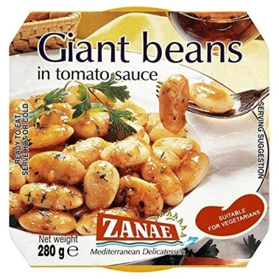 Image of Zanae Butter Beans in Tomato &amp; Onion Sauce 280g