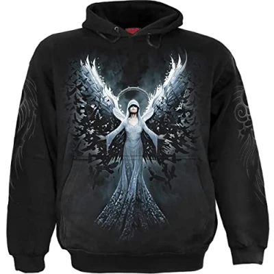 Image of Spiral Ethereal Angel Hoody Black S