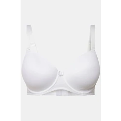 Image of Ulla Popken Women&#039;s Multiway BH, Softcups, Träger abnehmbar, Cup C E Bra, Weiß, 44 DD