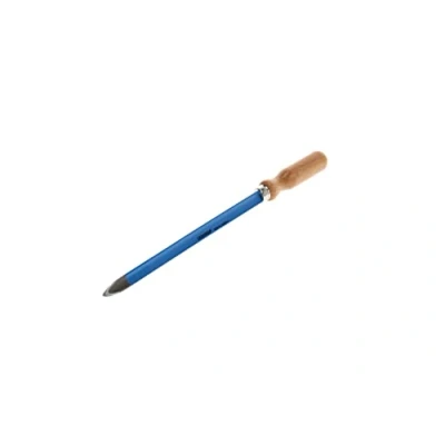 Image of GEDORE Three edged hollow ground scraper, for Deburring workpiece edges, Blade 250 mm, Wooden handle, Flanged clamp, 132